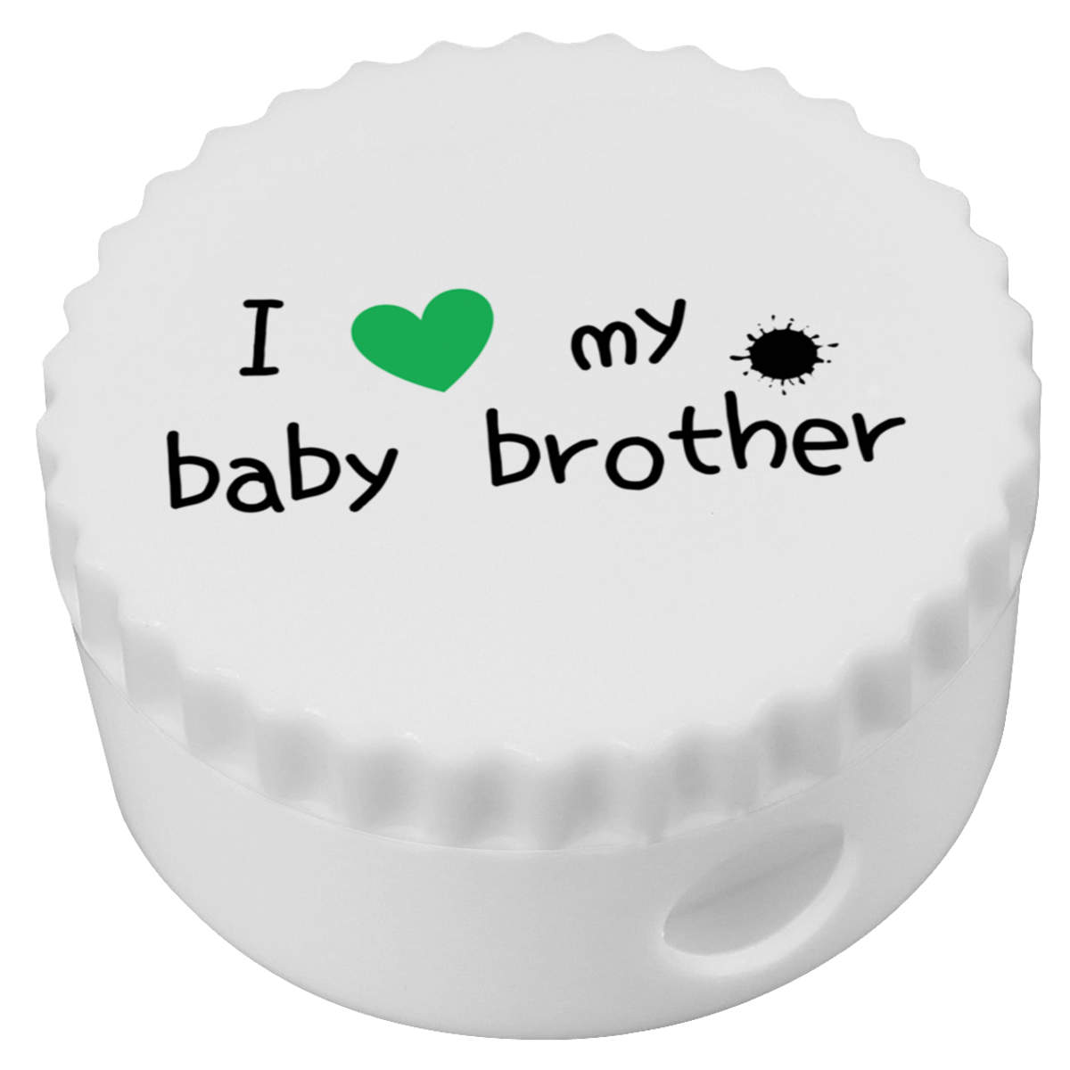 'I Love My Baby Brother' Compact Pencil Sharpener (PS00048187)