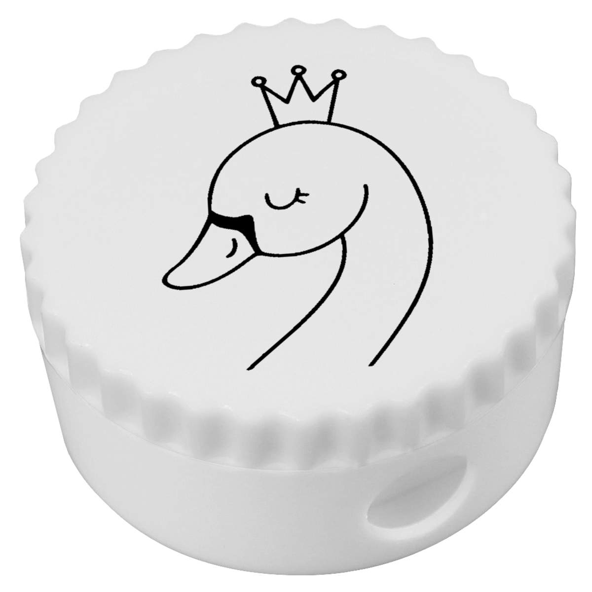 'Cute swan head' Compact Pencil Sharpener (PS00048291)