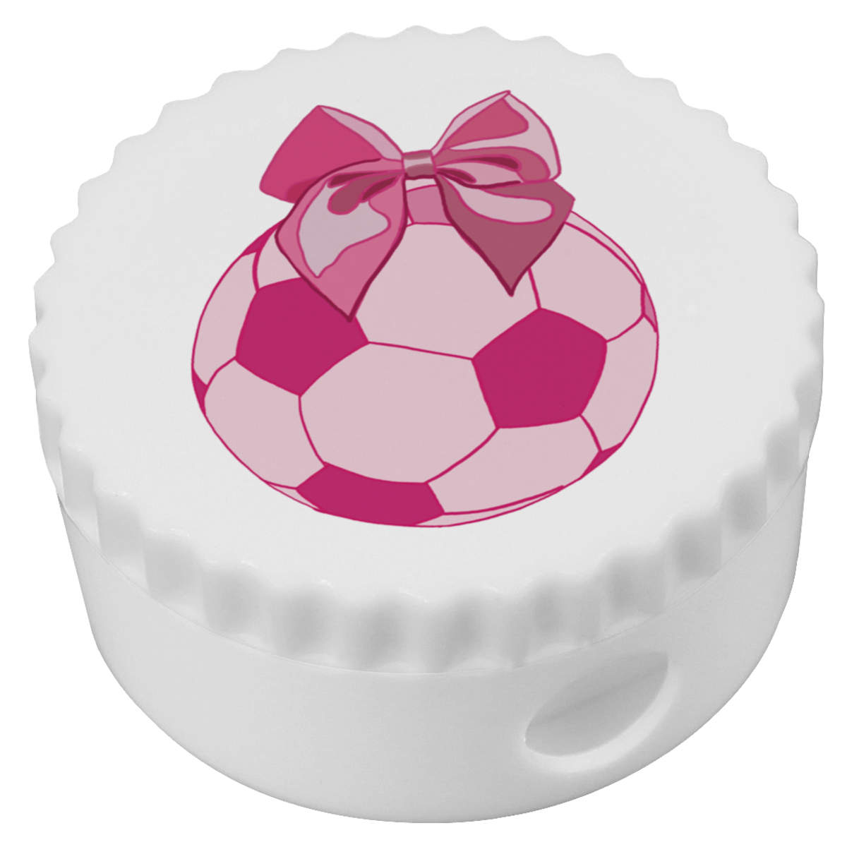 'Pink Football' Compact Pencil Sharpener (PS00049846)
