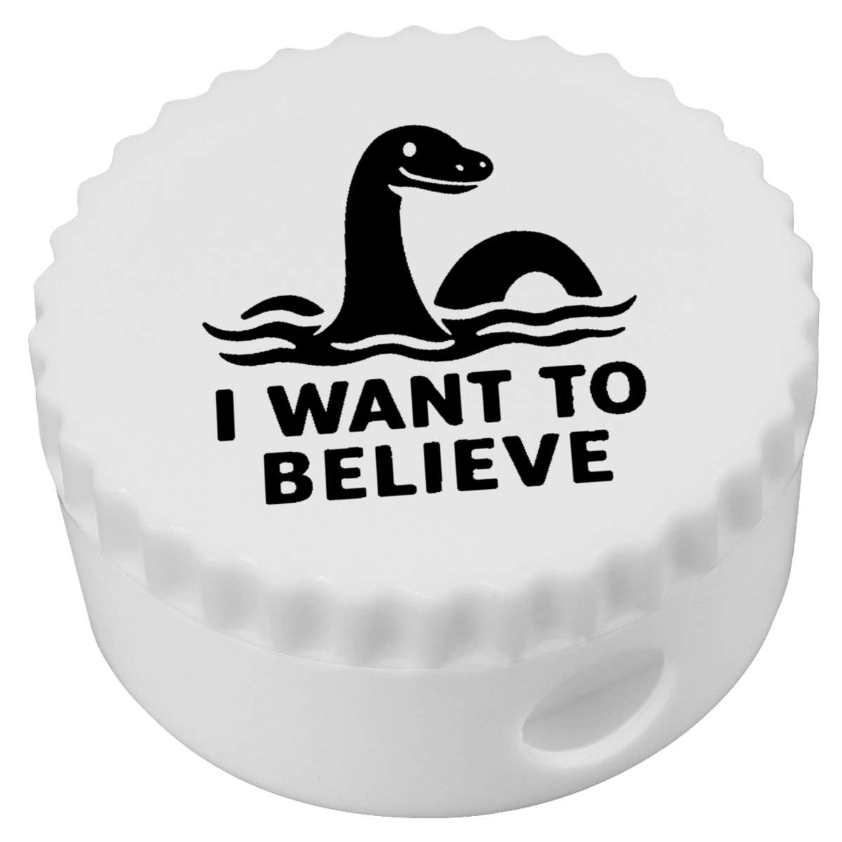 'I Want To Believe' Compact Pencil Sharpener (PS00050195)