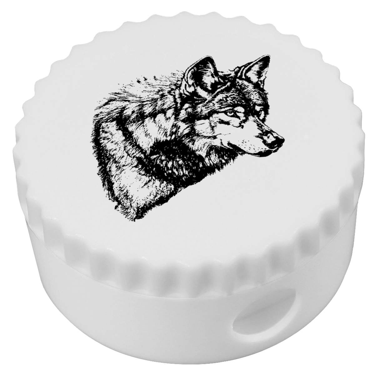 'Wolf Portrait' Compact Pencil Sharpener (PS00051151)