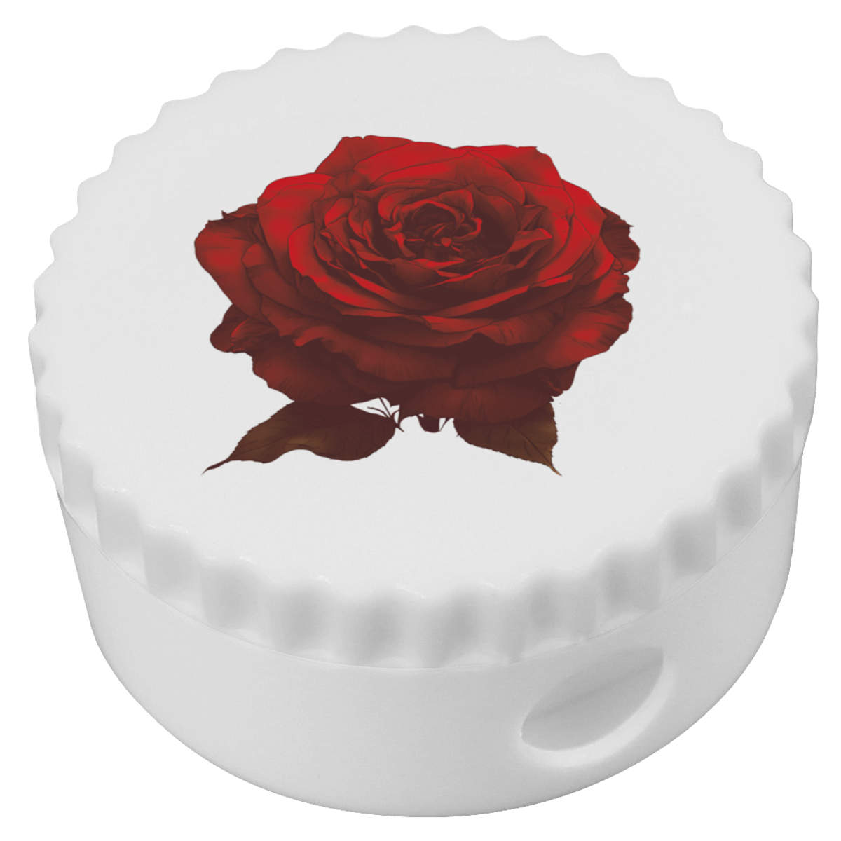 'Dark Red Rose' Compact Pencil Sharpener (PS00051195)
