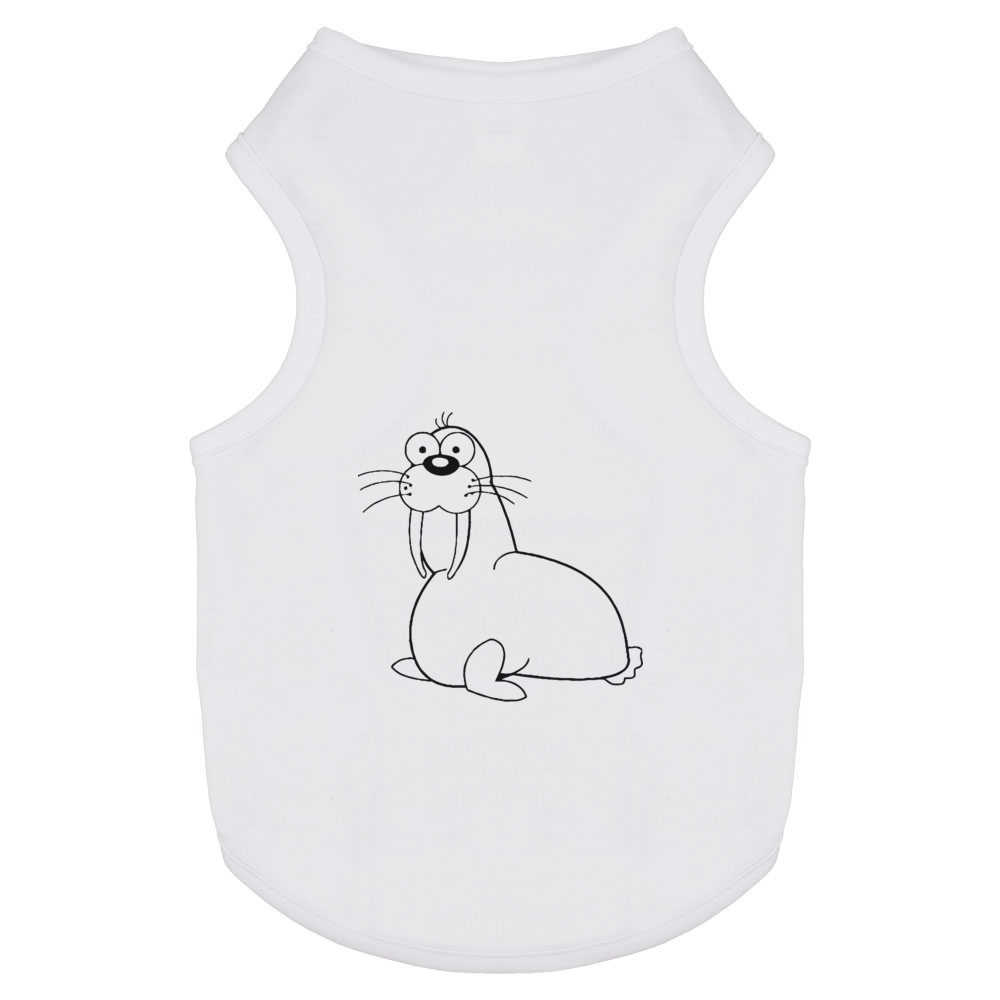 'Walrus' Pet Dog / Cat T-Shirt (PT000145) - Picture 21 of 25