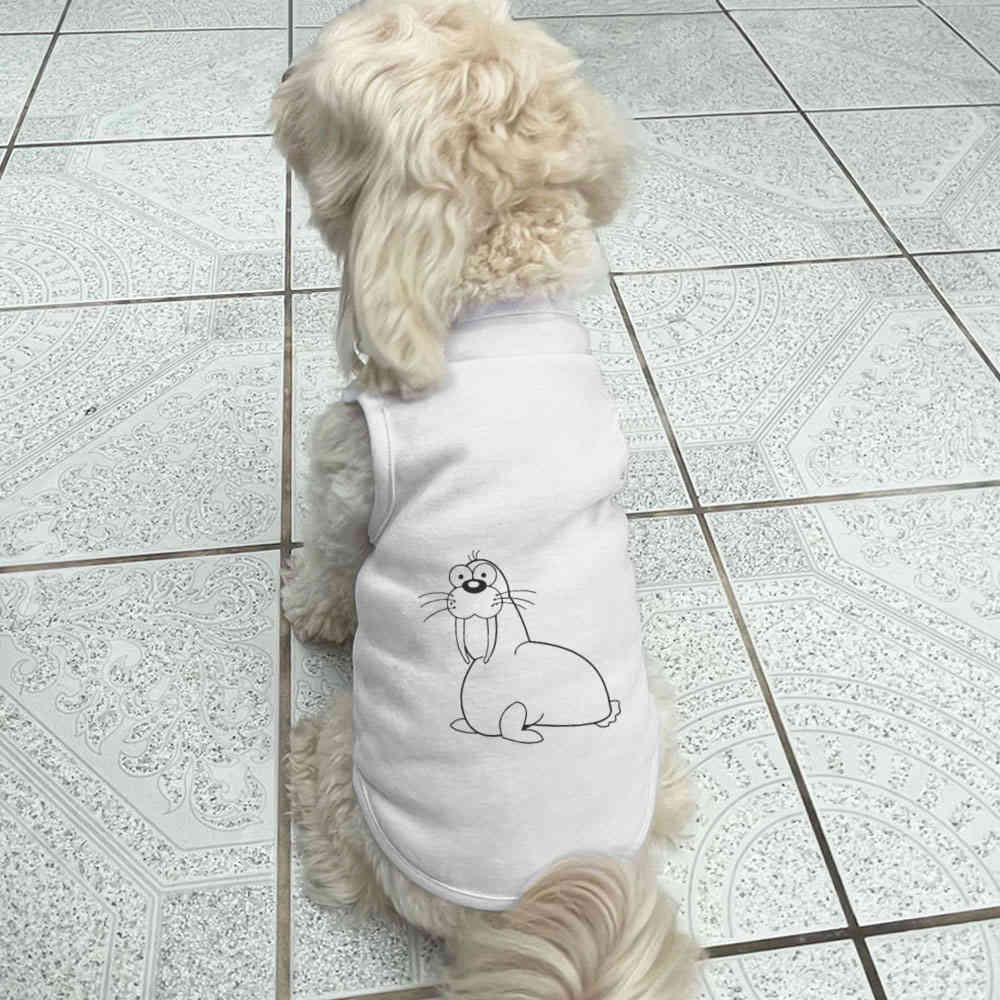 'Walrus' Pet Dog / Cat T-Shirt (PT000145) - Picture 22 of 25