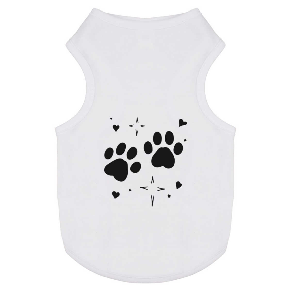 'Paw Prints' Pet Dog / Cat T-Shirt, L (PT00147195)