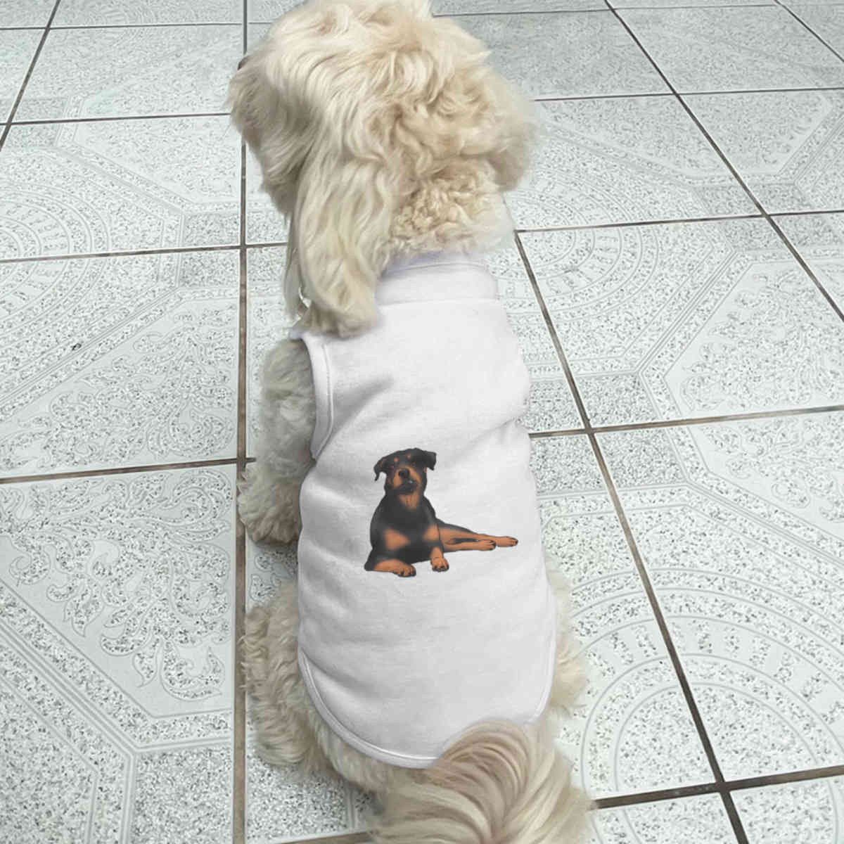 'Goofy Rottweiler' Pet Dog / Cat T-Shirt (PT043190) - Picture 17 of 25
