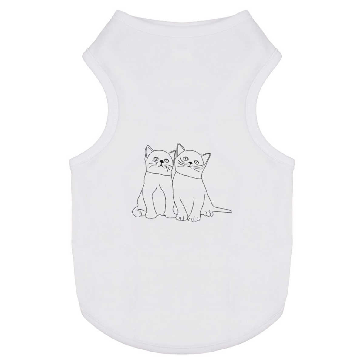 'Two Cats' Pet Dog / Cat T-Shirt (PT002941)