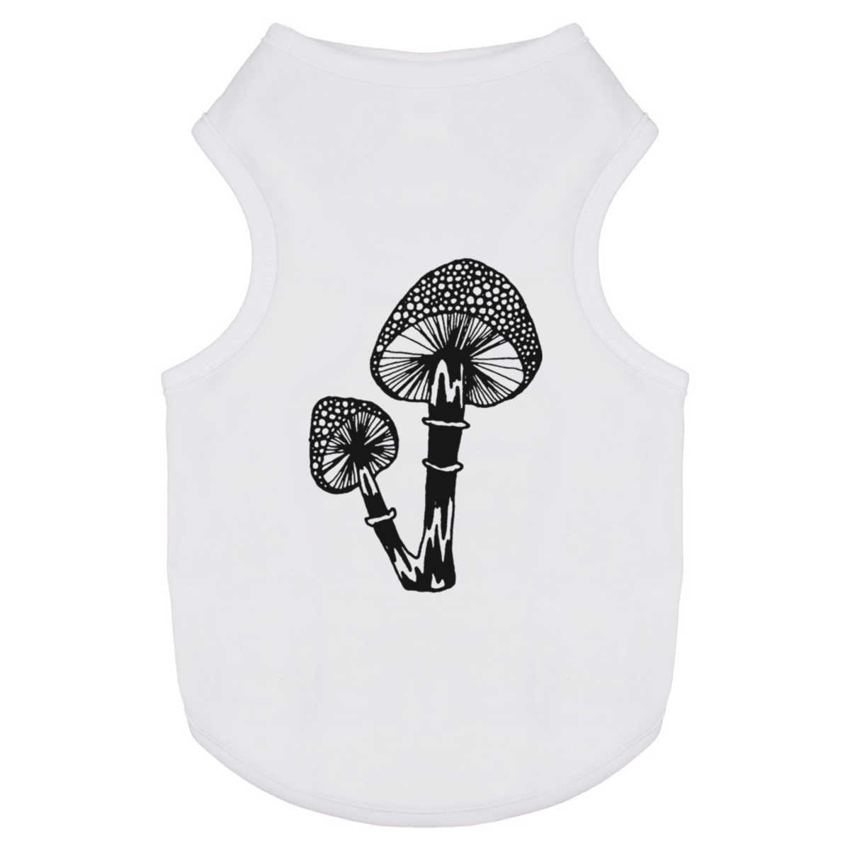 'Dotty Mushroom' Pet Dog / Cat T-Shirt (PT005448)