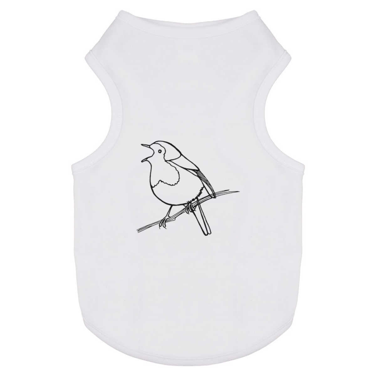 'Singing Robin' Pet Dog / Cat T-Shirt (PT006620)