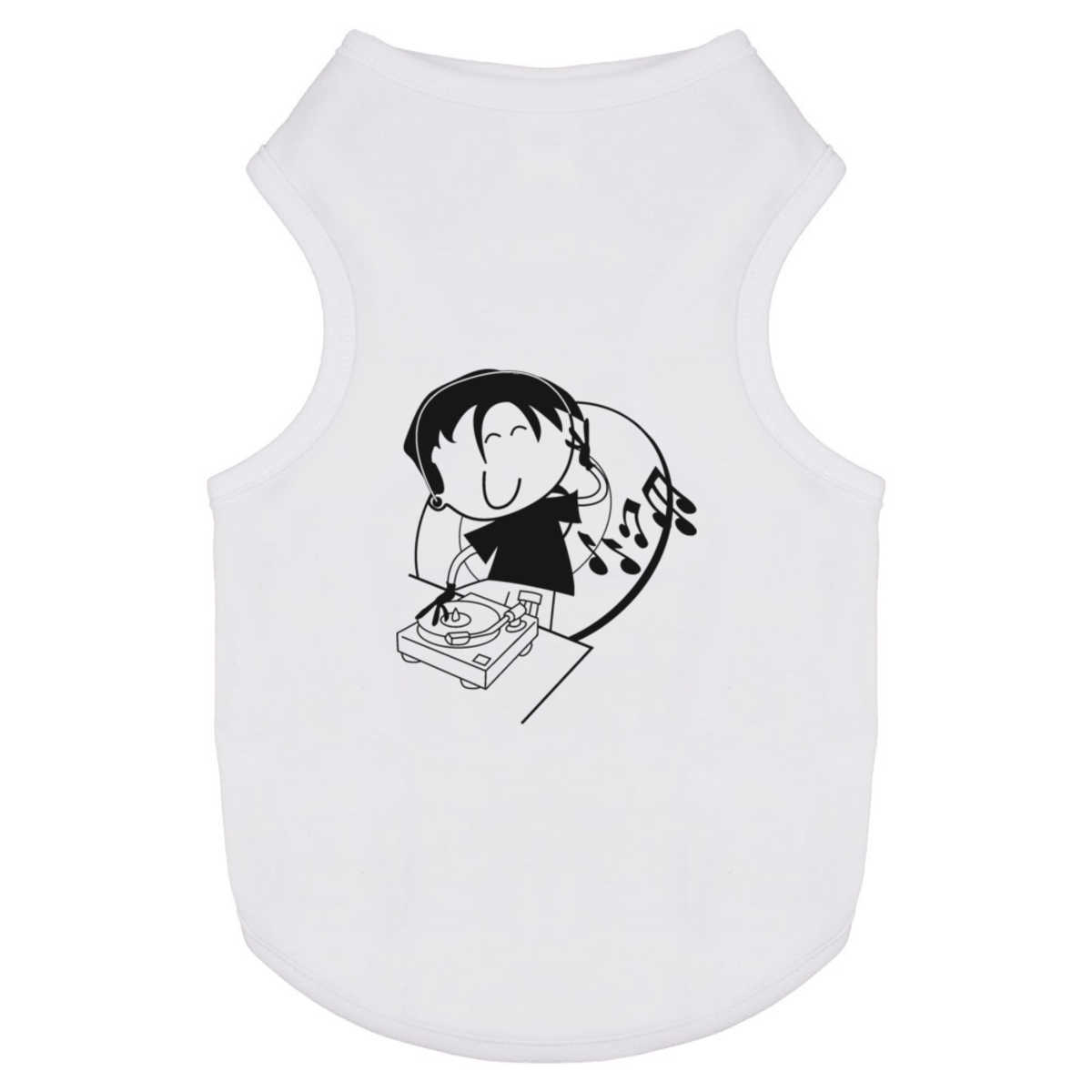 'Happy DJ' Pet Dog / Cat T-Shirt (PT012722)