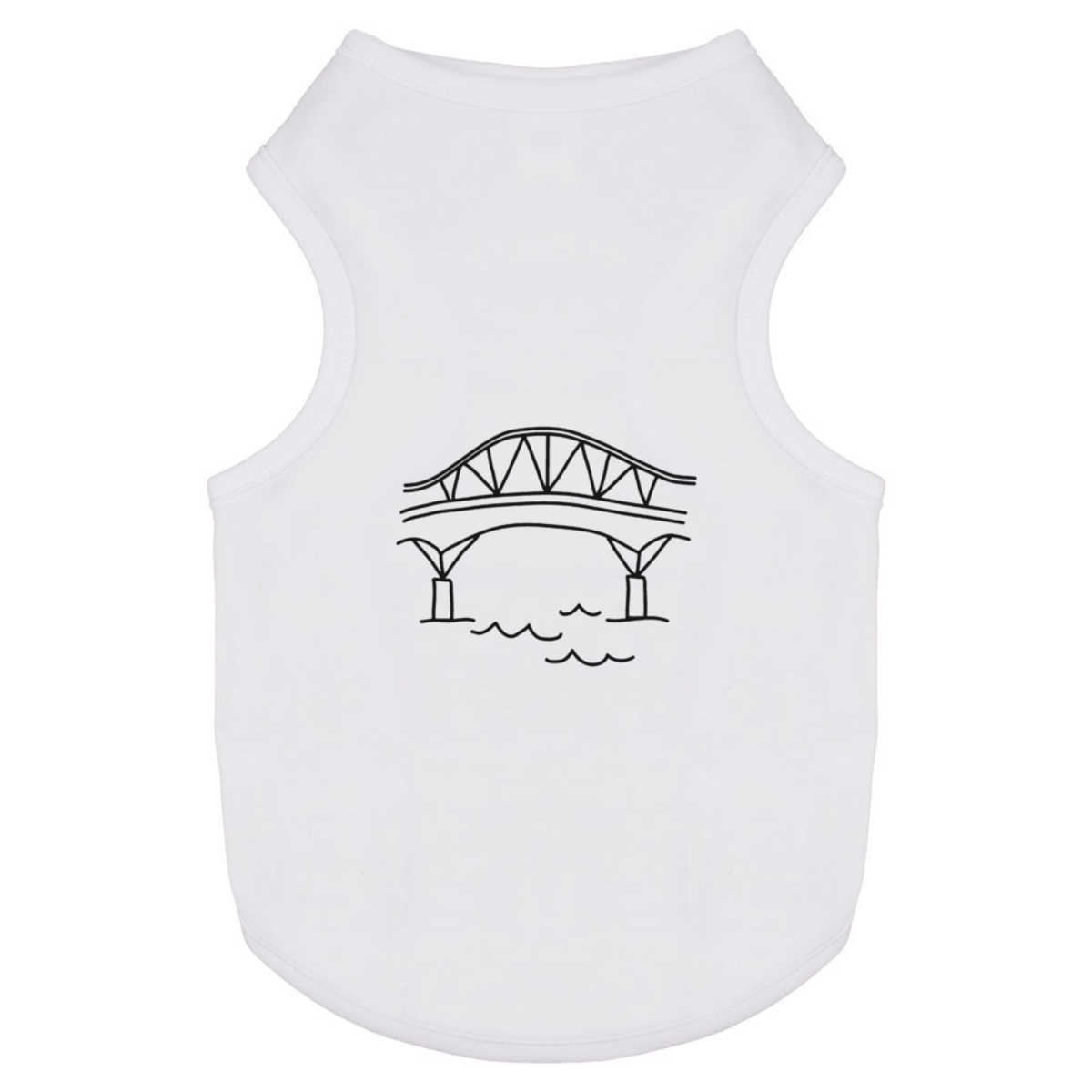 'Bridge Over Water' Pet Dog / Cat T-Shirt (PT018490)