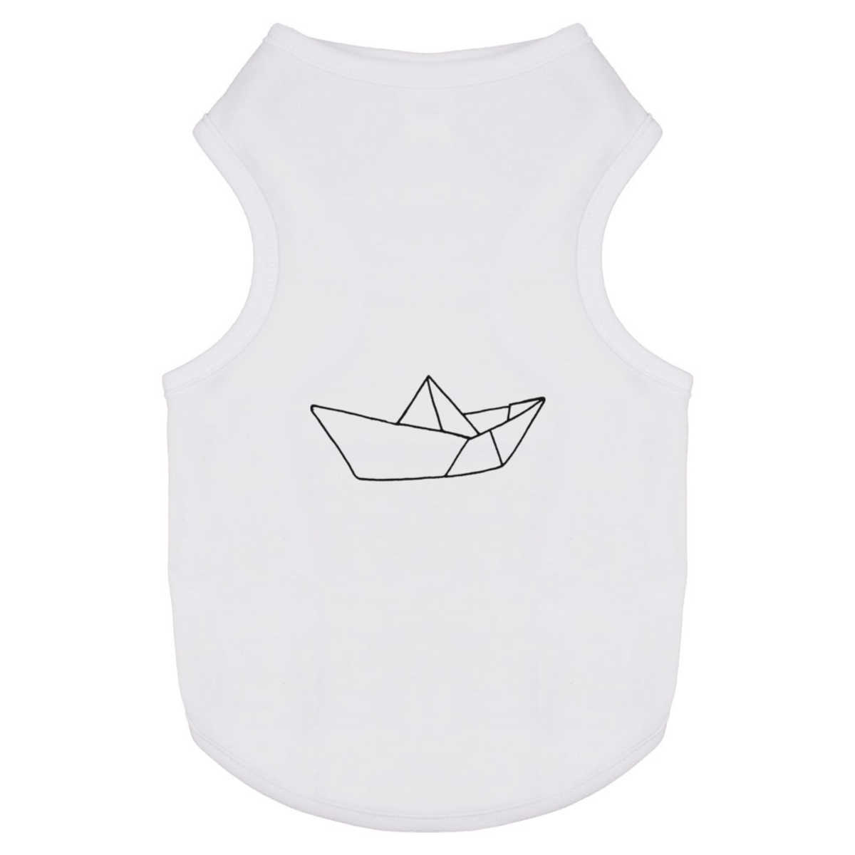 'Paper Boat' Pet Dog / Cat T-Shirt (PT020850)