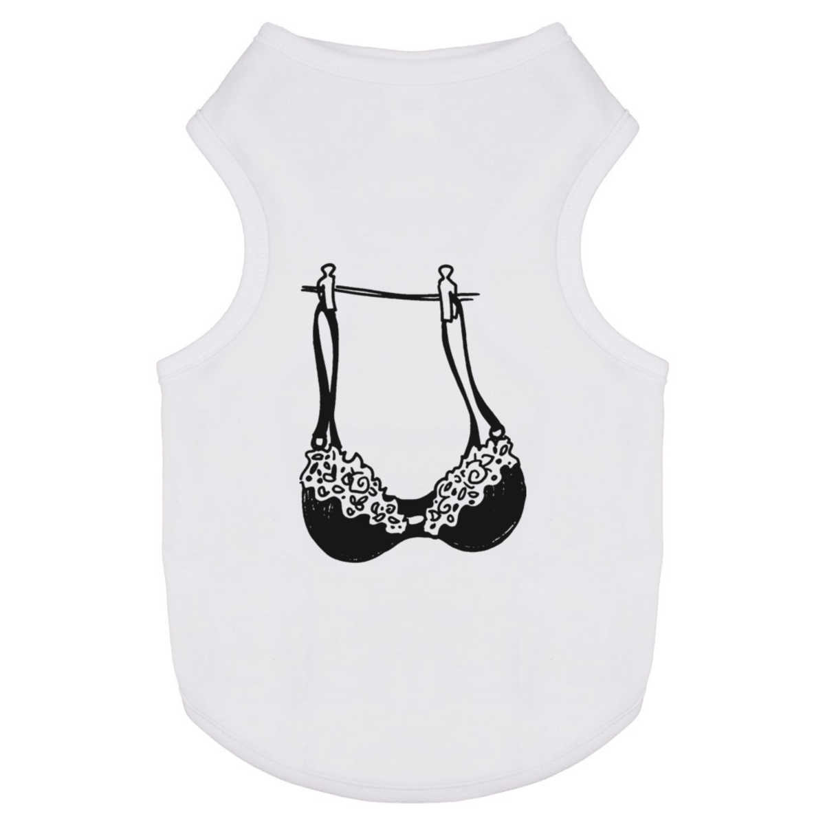 'Fancy Bra' Pet Dog / Cat T-Shirt (PT023243)