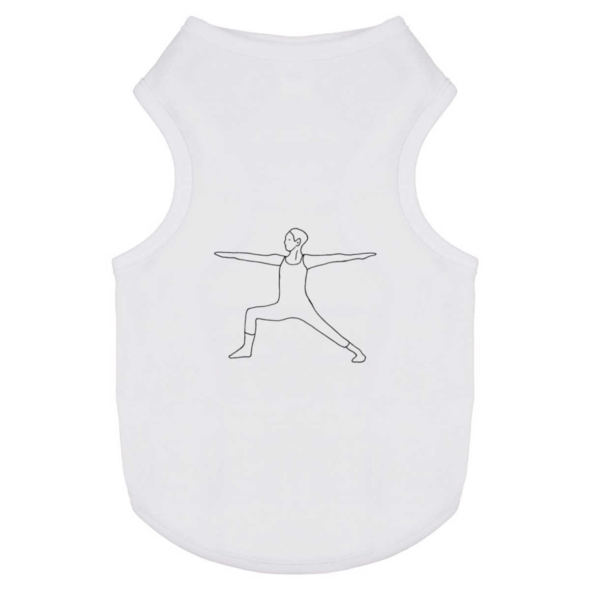 'Yoga Pose' Pet Dog / Cat T-Shirt (PT023302)