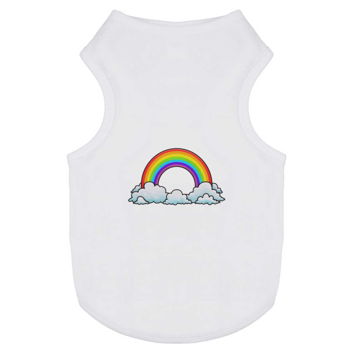 'Rainbow' Pet Dog / Cat T-Shirt (PT023865)