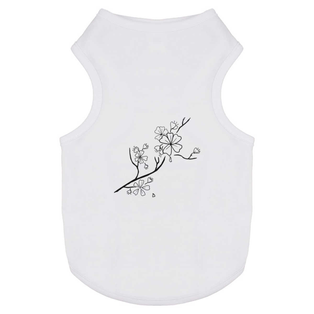 'Cherry Blossom' Pet Dog / Cat T-Shirt (PT026667)