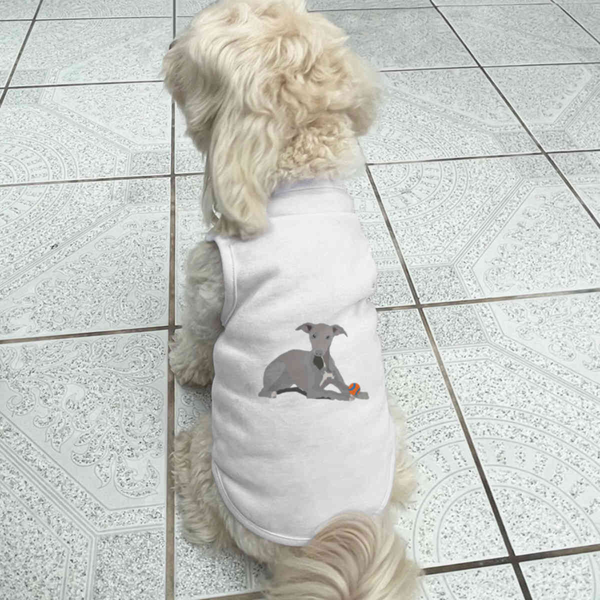 'Greyhound Puppy' Pet Dog / Cat T-Shirt (PT028478) - Picture 7 of 25