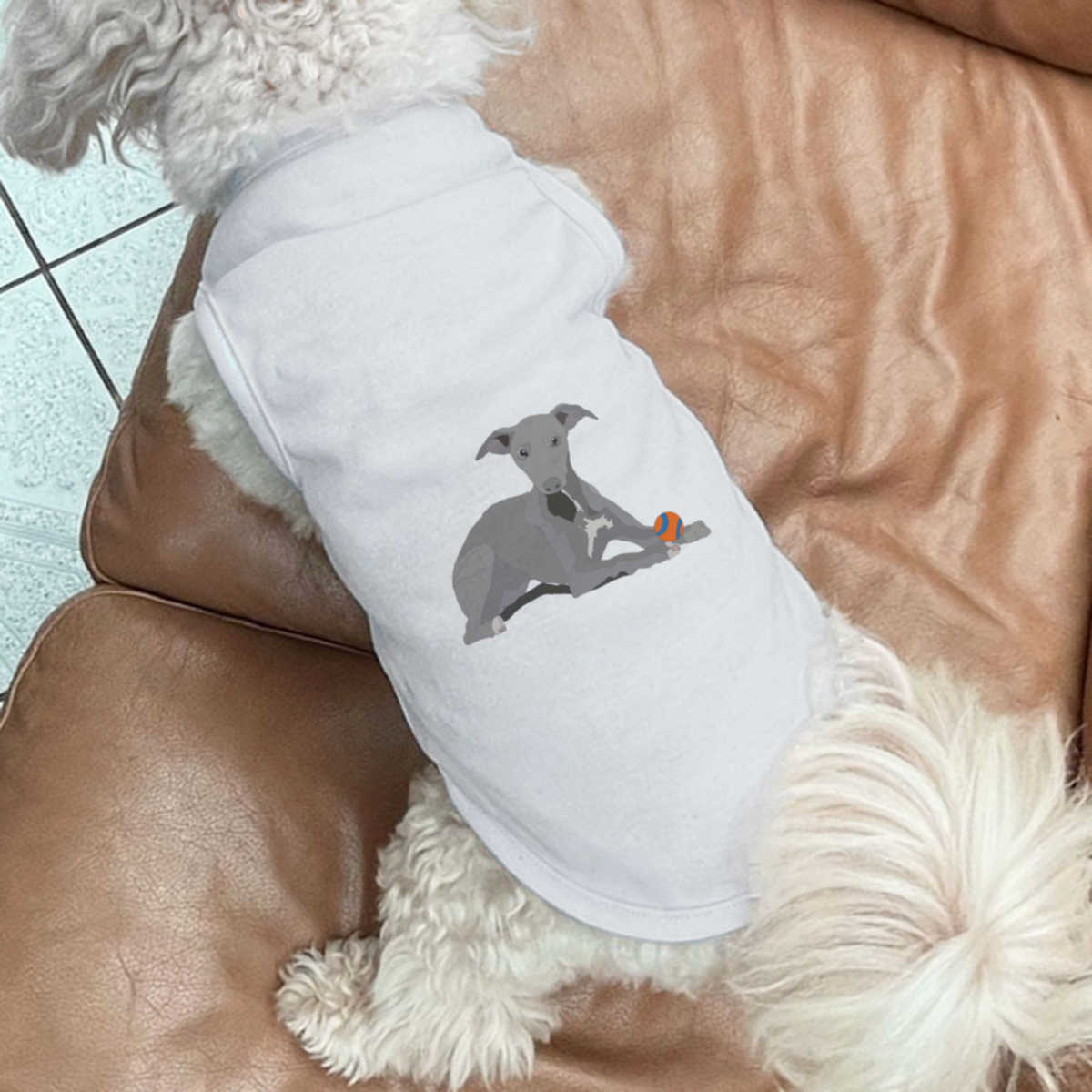 'Greyhound Puppy' Pet Dog / Cat T-Shirt (PT028478) - Picture 8 of 25