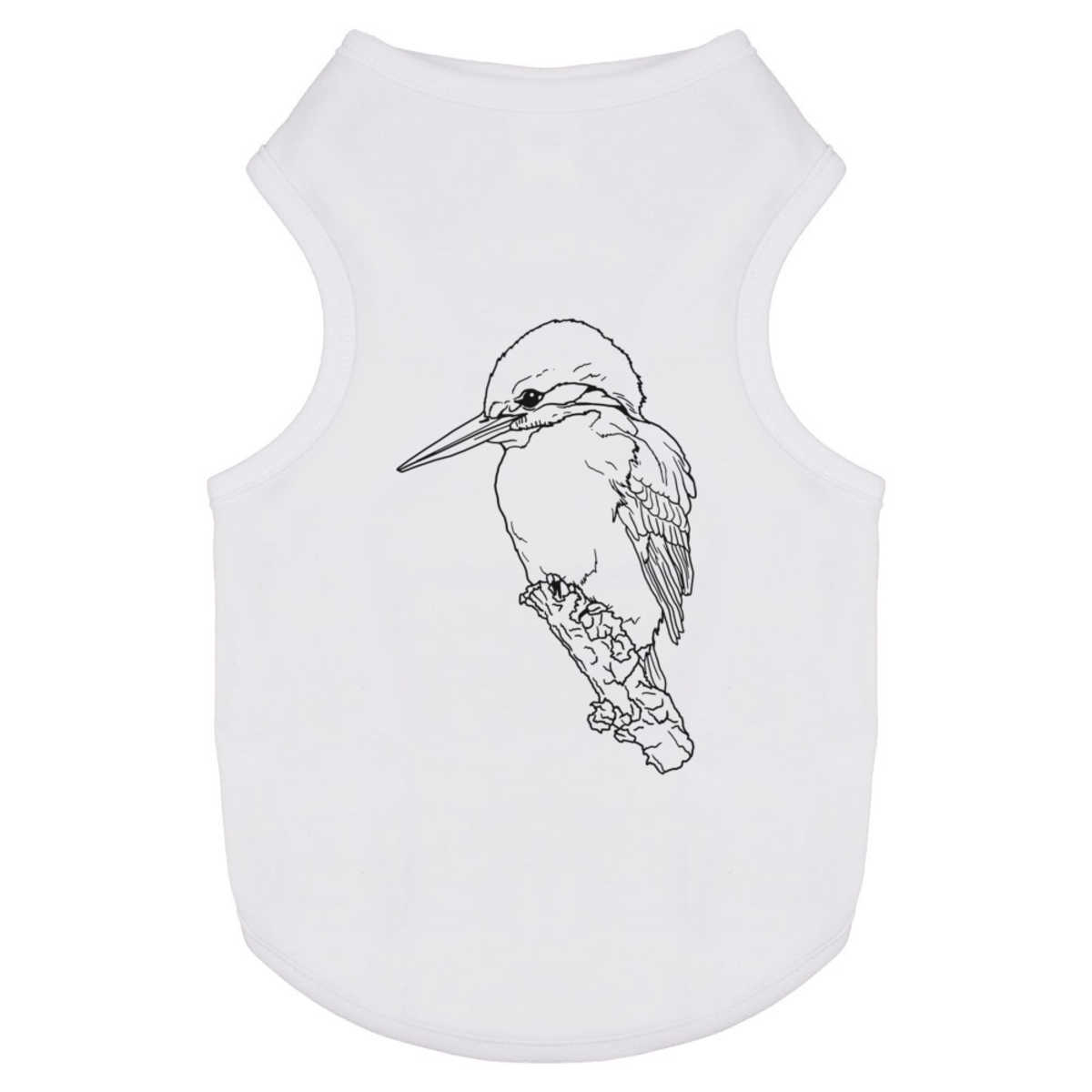 'Perched Kingfisher' Pet Dog / Cat T-Shirt (PT028638)