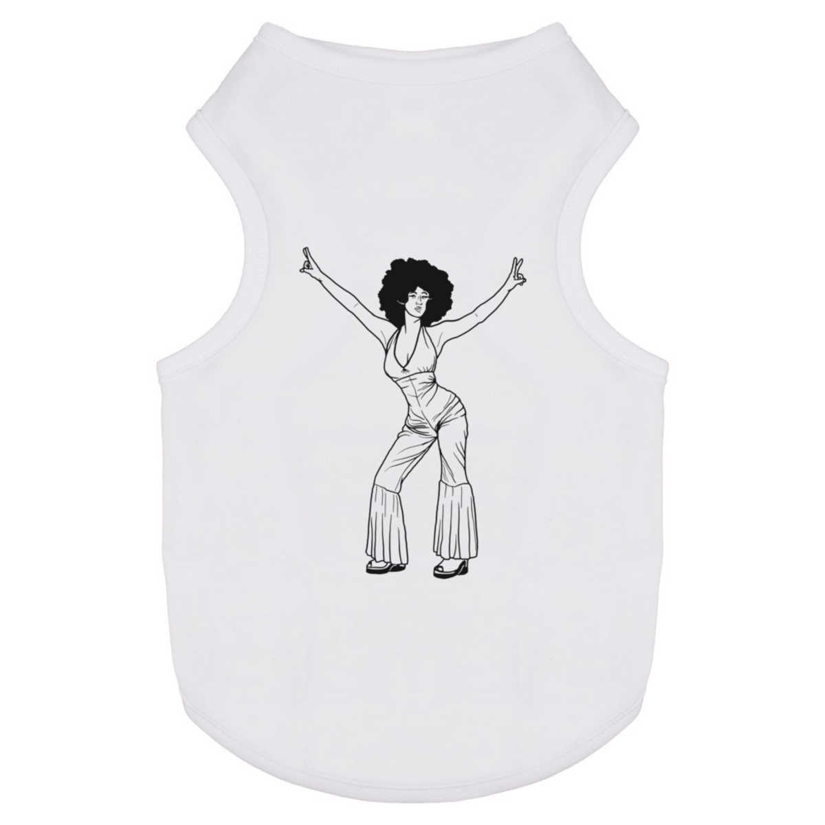 'Disco Dancer' Pet Dog / Cat T-Shirt (PT030611)