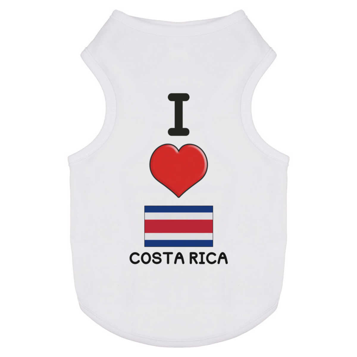 'I Love Costa Rica' Pet Dog / Cat T-Shirt (PT032808)