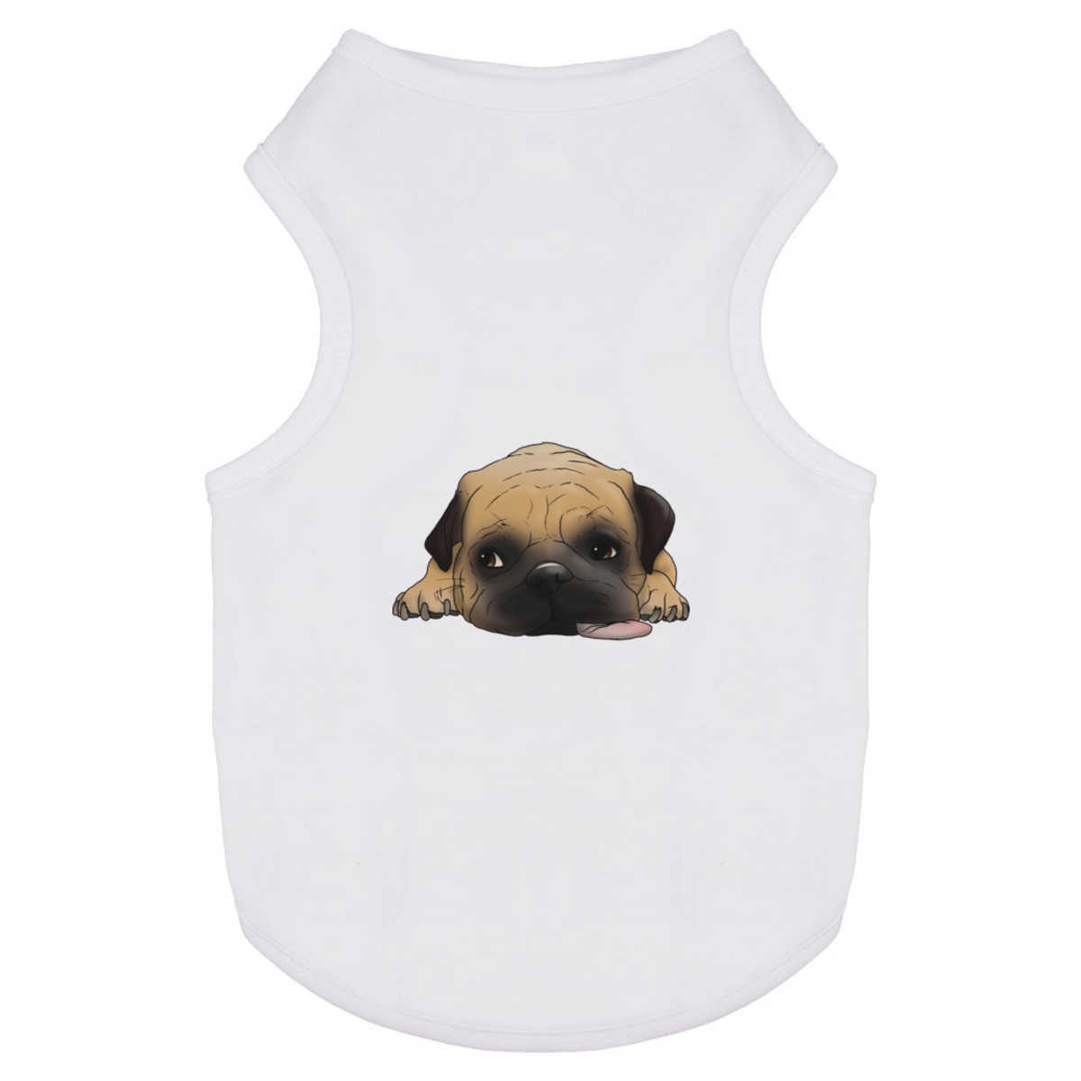 'Lazy Pug' Pet Dog / Cat T-Shirt (PT035572)