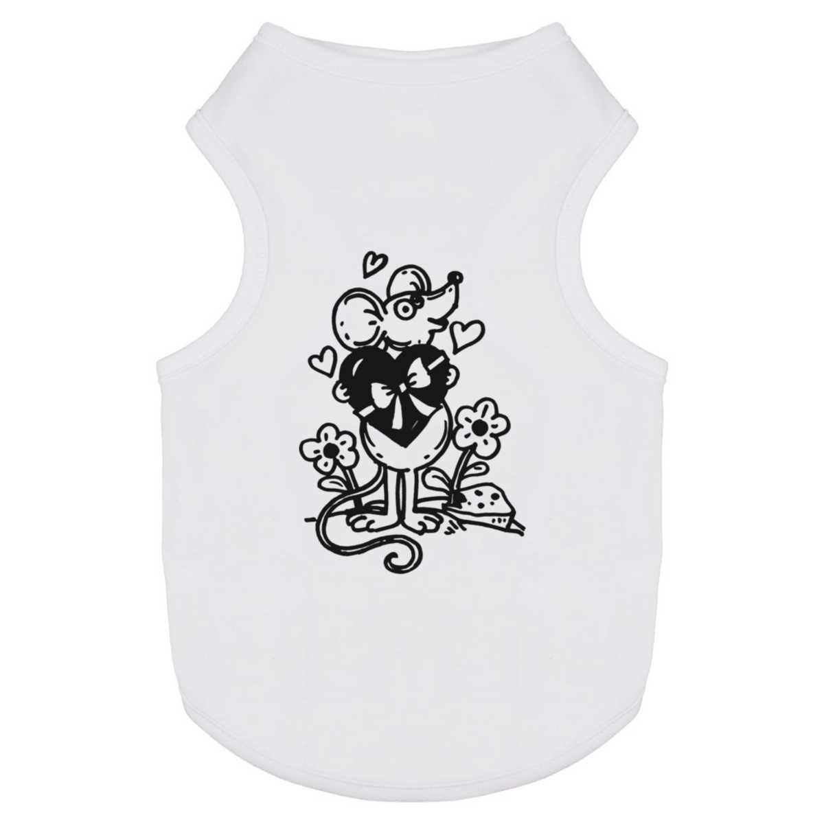 'Valentine's Mouse' Pet Dog / Cat T-Shirt (PT036914)