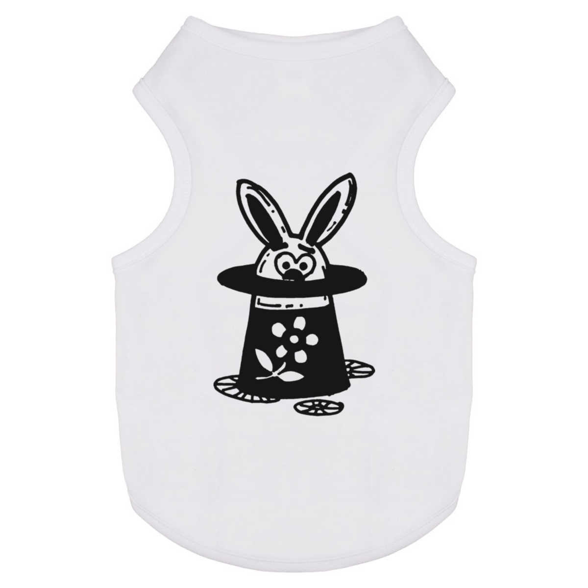 'Rabbit In Magic Hat' Pet Dog / Cat T-Shirt (PT037726)