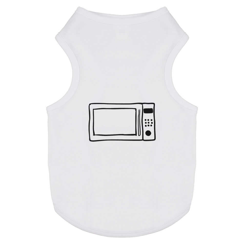 'microwave' Pet Dog / Cat T-Shirt (PT038826)