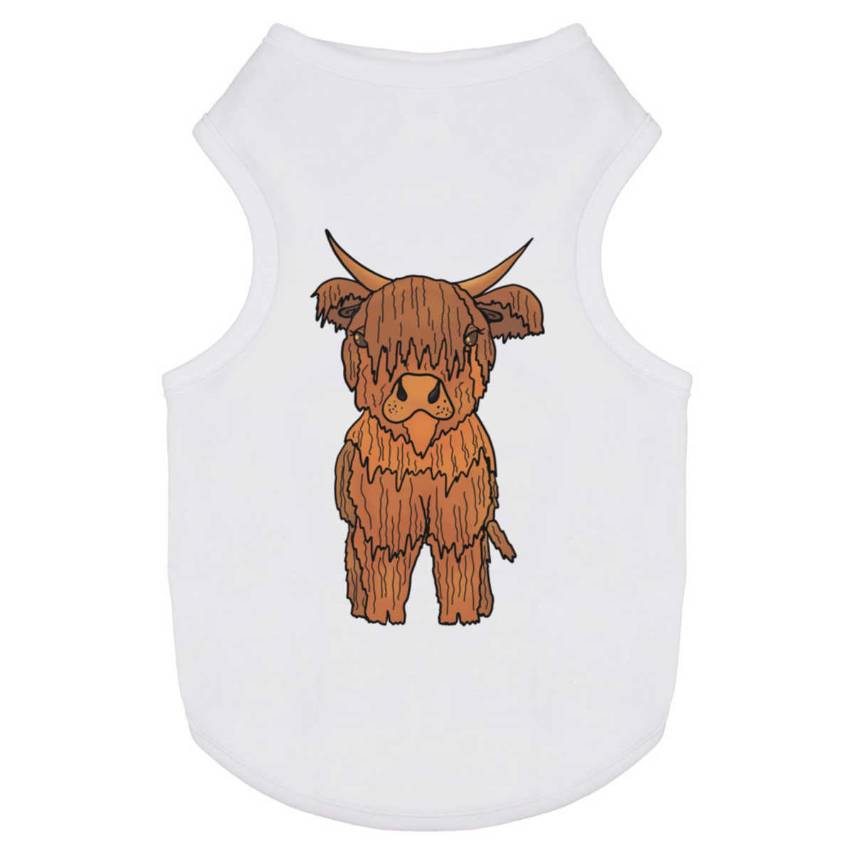 'Highland Cow' Pet Dog / Cat T-Shirt (PT040097)