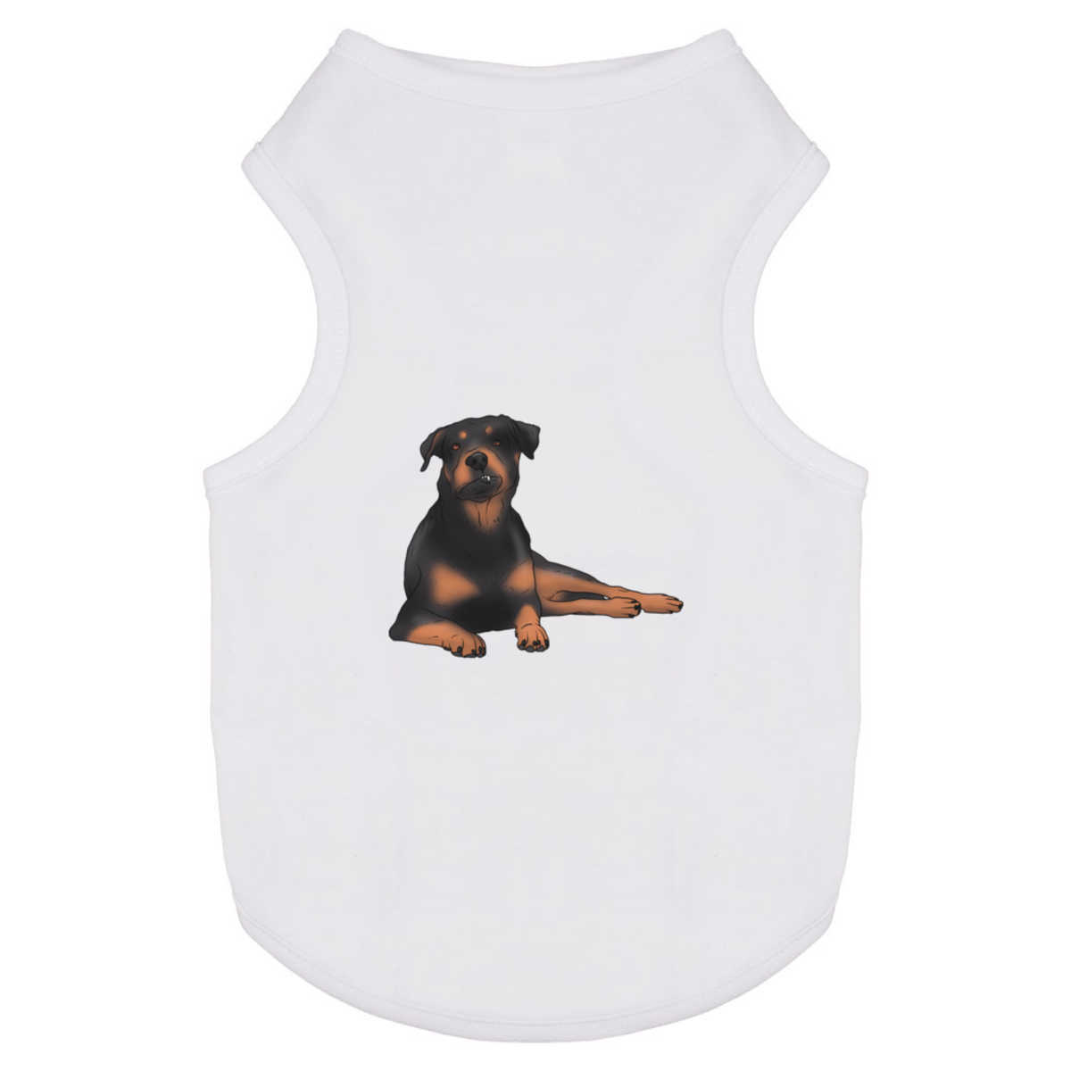 'Goofy Rottweiler' Pet Dog / Cat T-Shirt (PT043190) - Picture 6 of 25