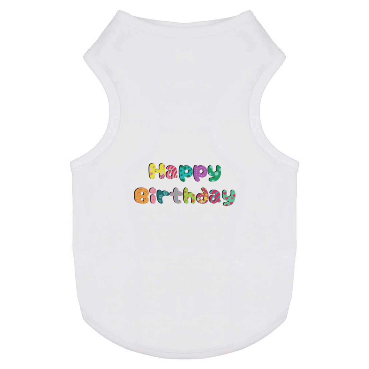 'Happy Birthday' Pet Dog / Cat T-Shirt (PT047121)