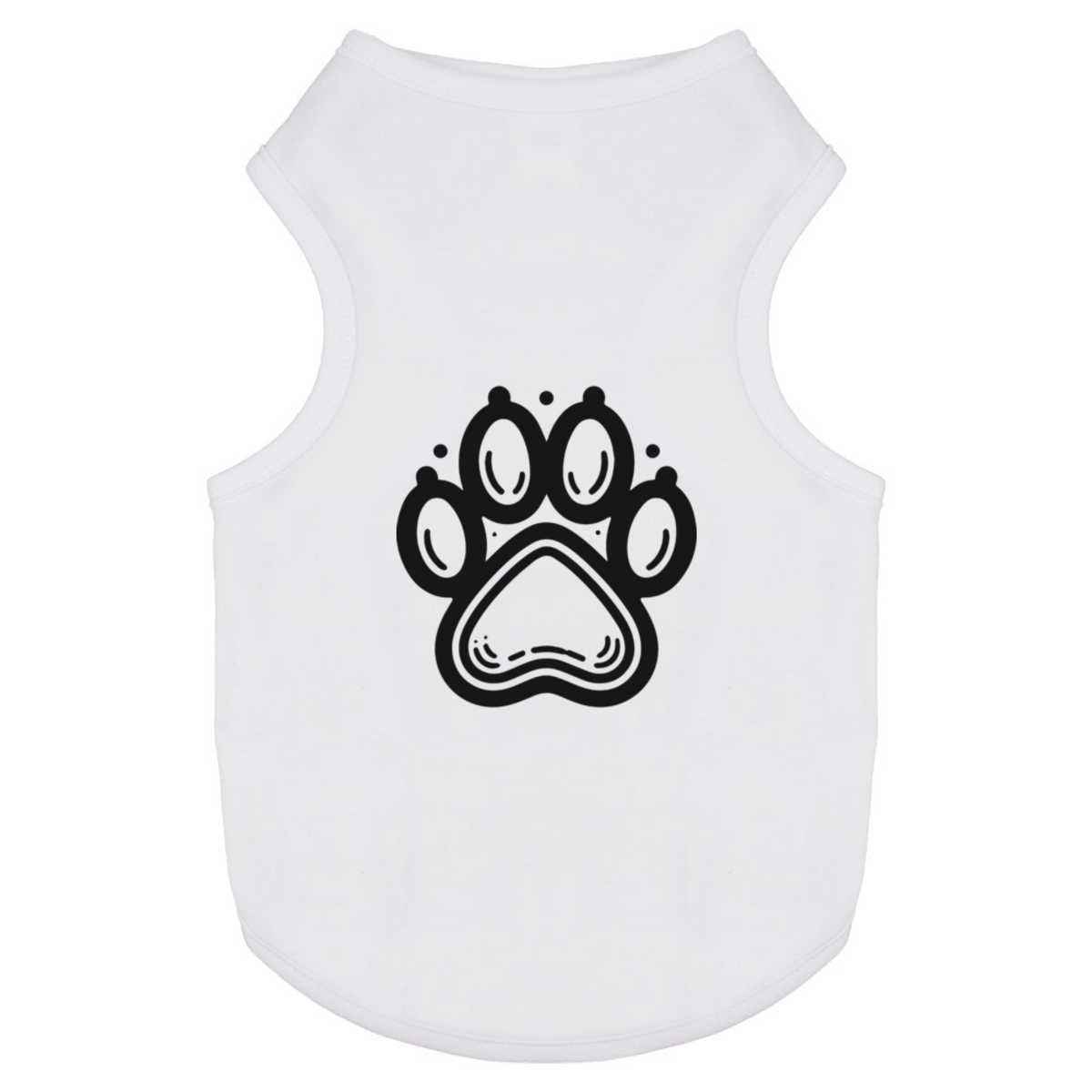 'Pet Paw Print' Pet Dog / Cat T-Shirt (PT047695)