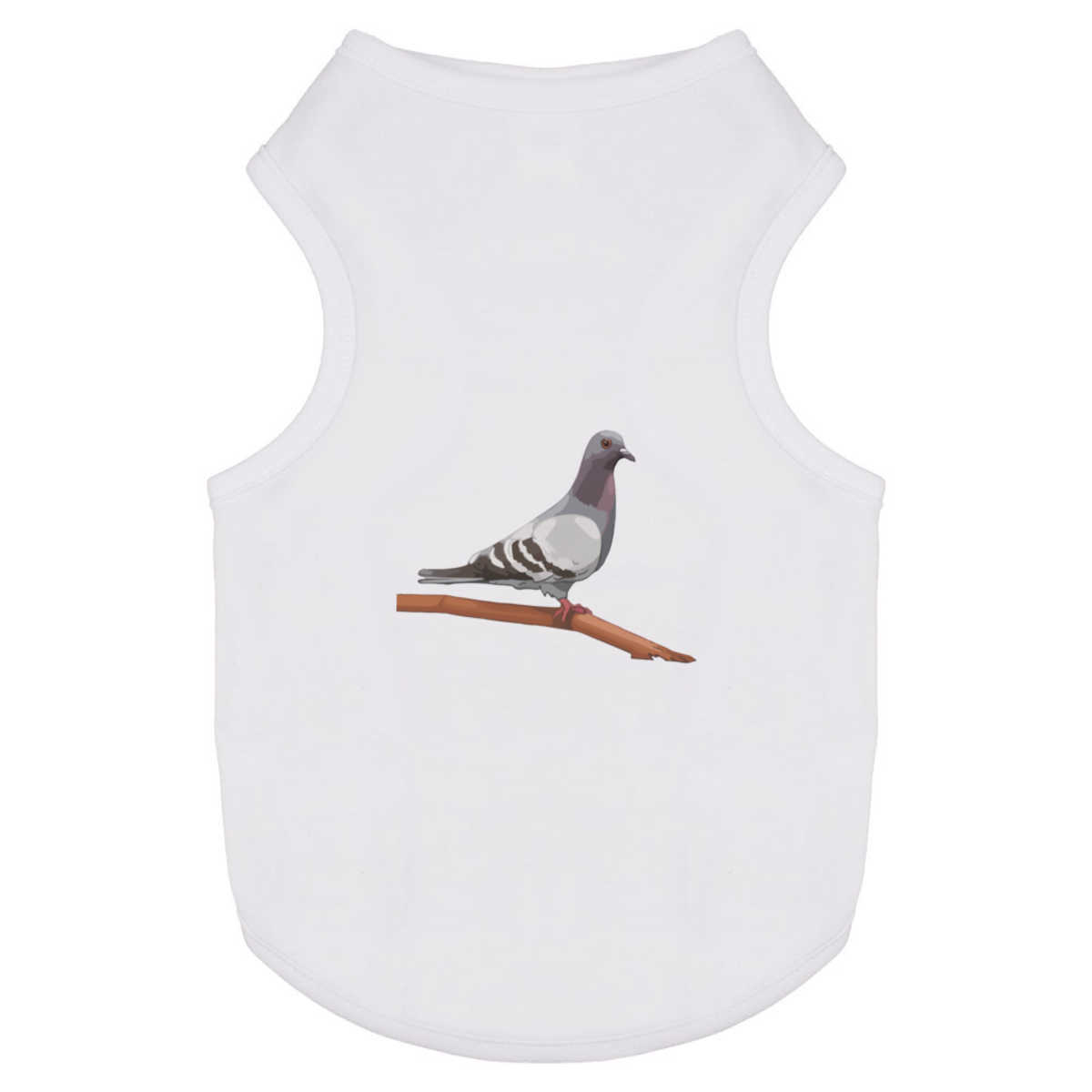 'Pigeon on a Branch' Pet Dog / Cat T-Shirt (PT048047)