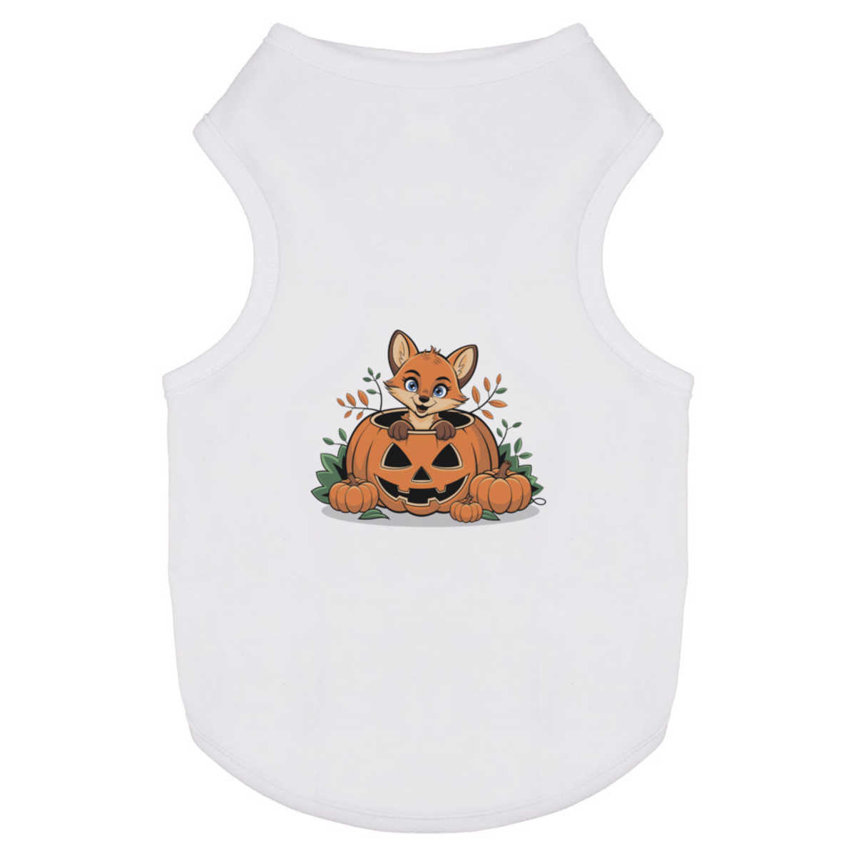 'Pumpkin Fox' Pet Dog / Cat T-Shirt (PT050661)