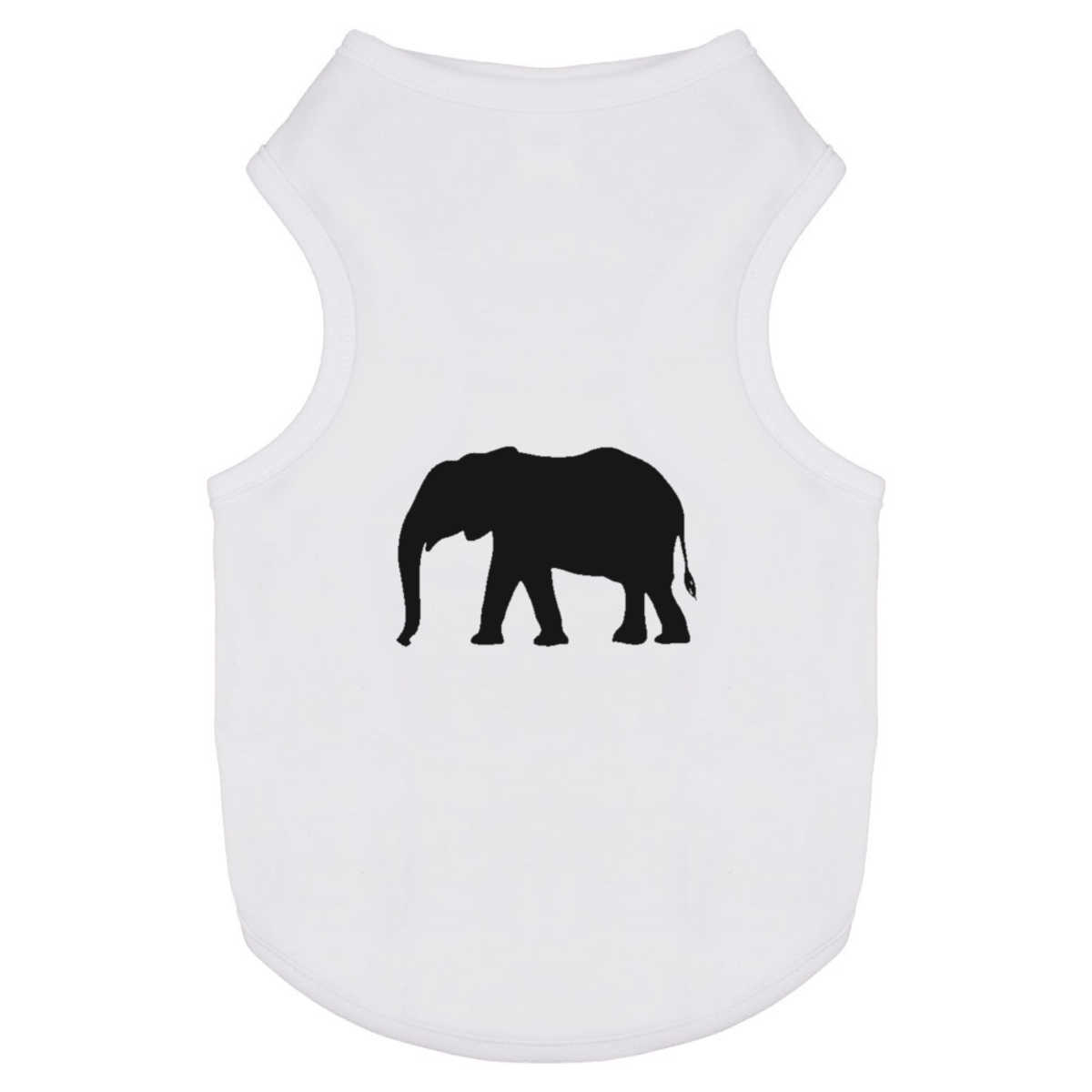 'Elephant Silhouette' Pet Dog / Cat T-Shirt (PT051735)