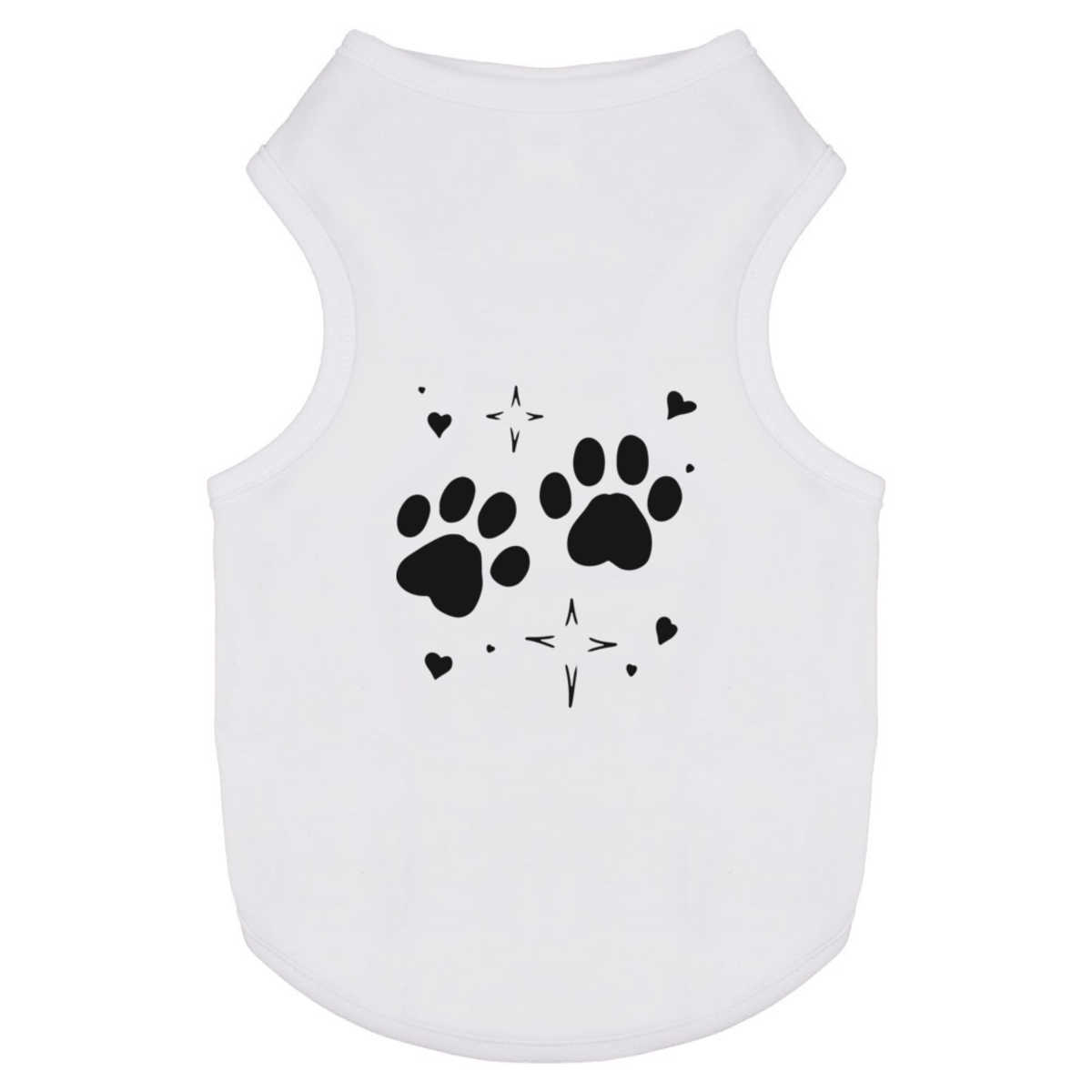 'Paw Prints' Pet Dog / Cat T-Shirt, XS (PT00147192)