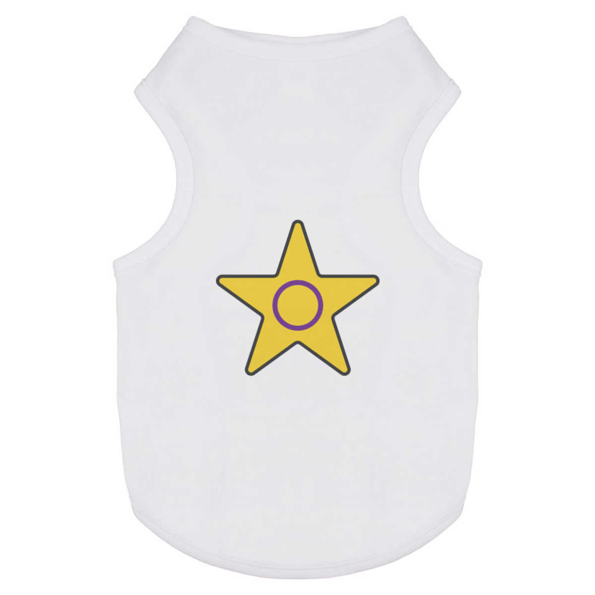 'Star Intersex Flag' Pet Dog / Cat T-Shirt (PT054035)