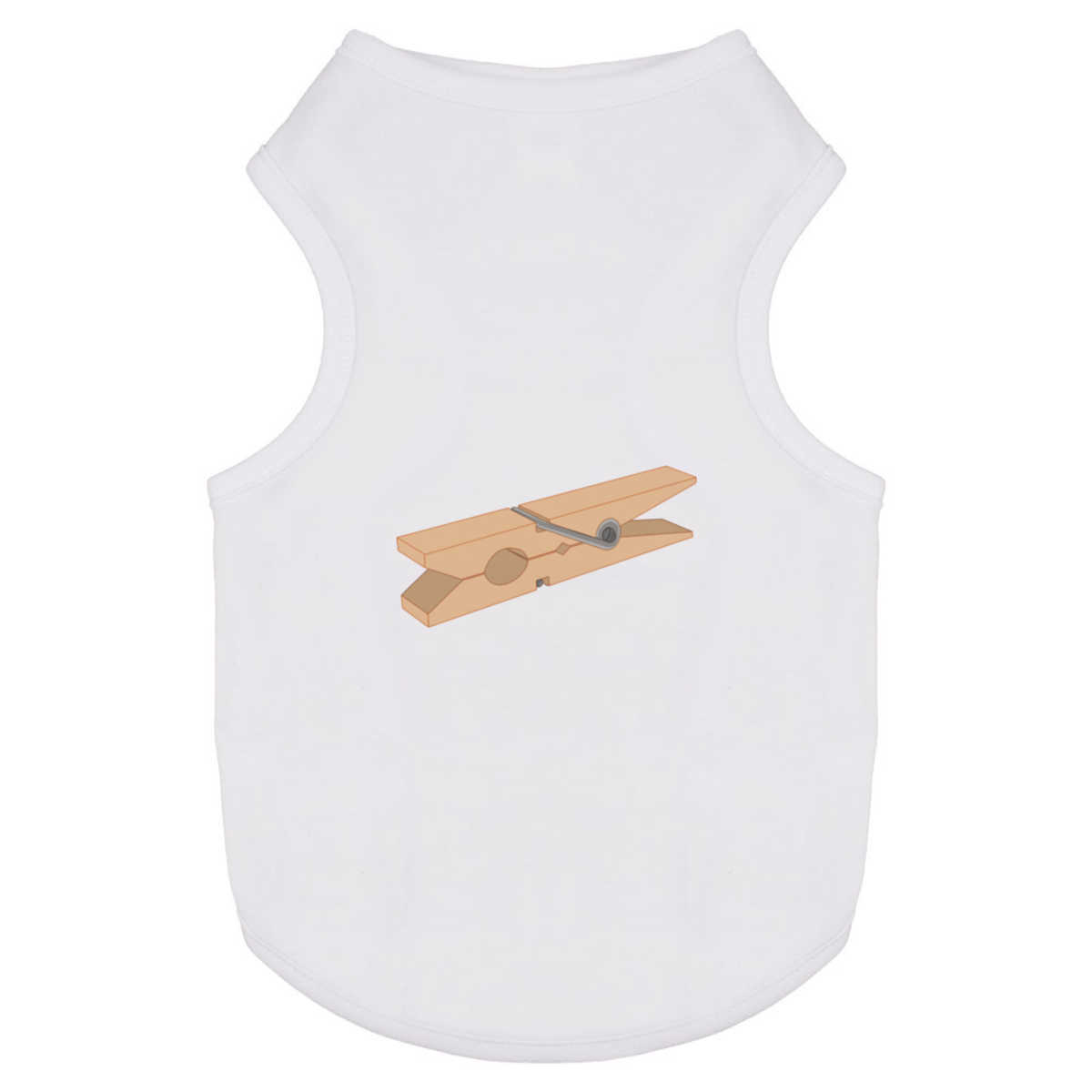 'Clothes Peg' Pet Dog / Cat T-Shirt (PT054629)