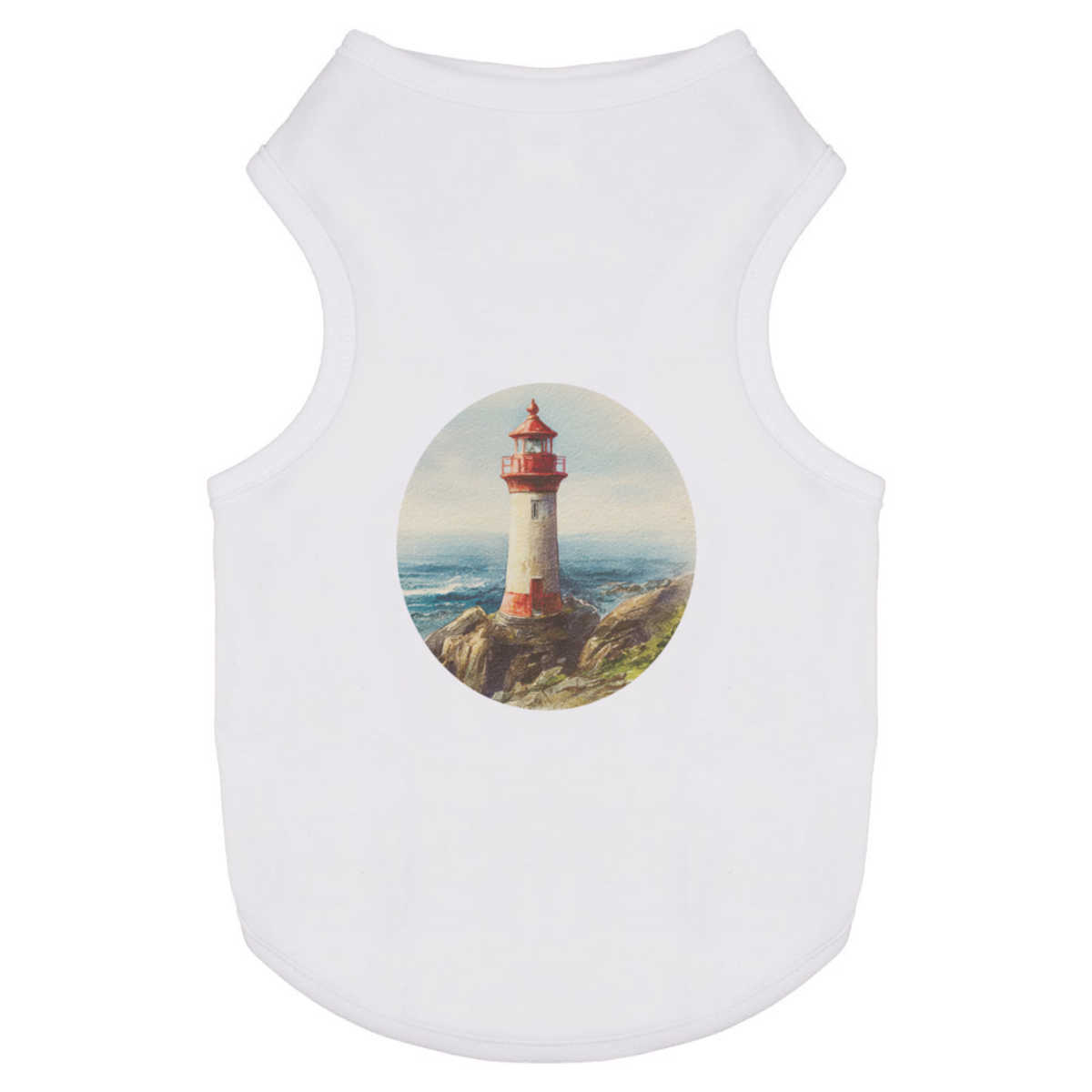 'Vintage Lighthouse' Pet Dog / Cat T-Shirt (PT057635)