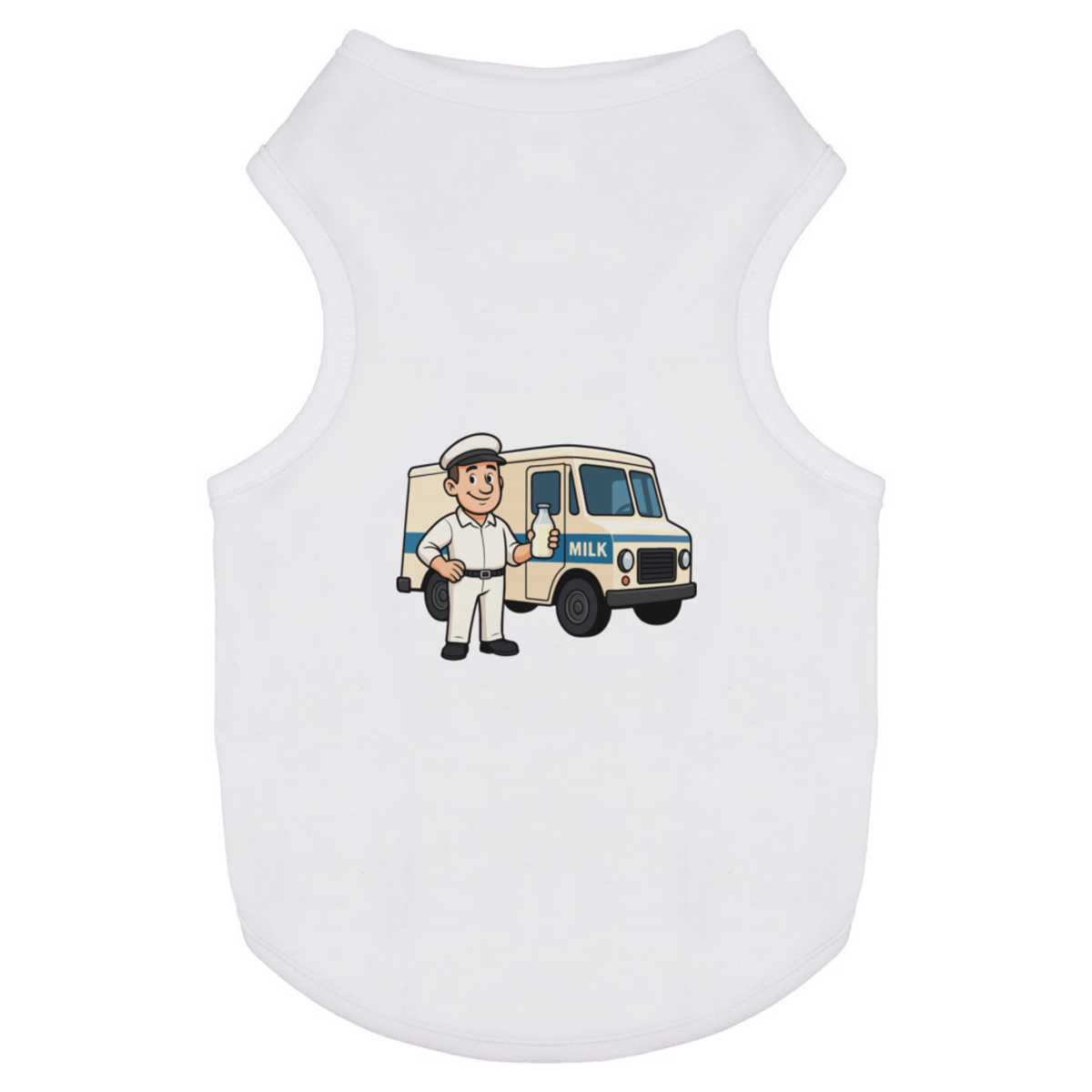 'Milkman & Delivery Truck' Pet Dog / Cat T-Shirt (PT057698)
