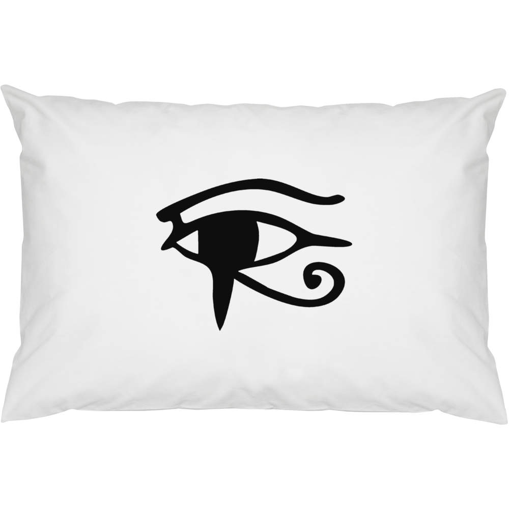 2 x 'Egyptian Eye' Cotton Pillow Cases (PW00008109)