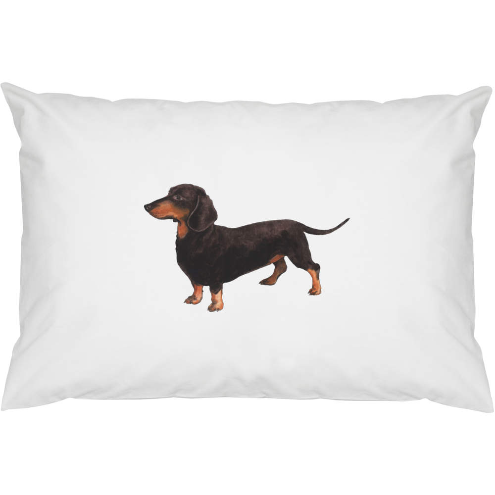 2 x 'Dachshund' Cotton Pillow Cases (PW00010605)