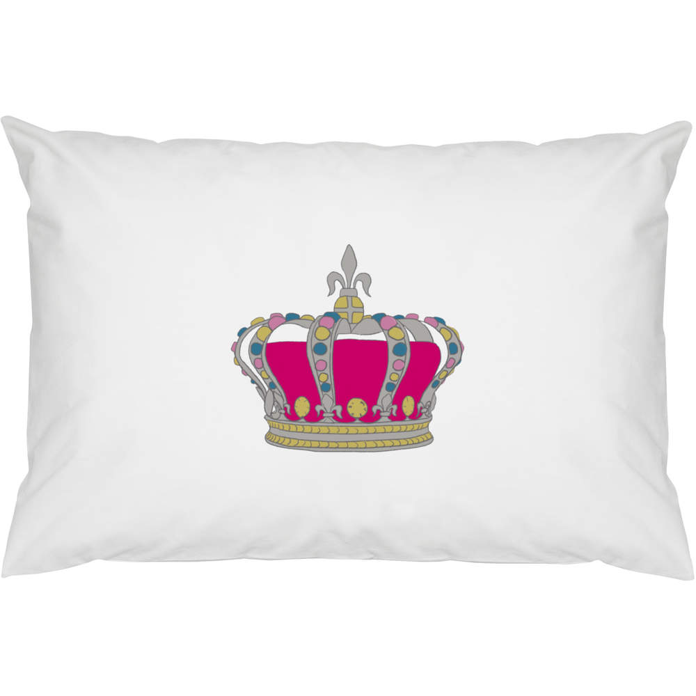 2 x 'Crown' Cotton Pillow Cases (PW00019046)