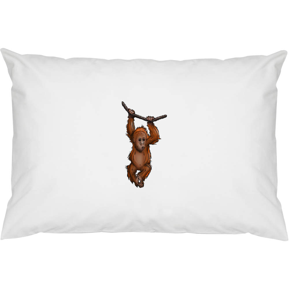2 x 'Baby Orangutan' Cotton Pillow Cases (PW00021562)