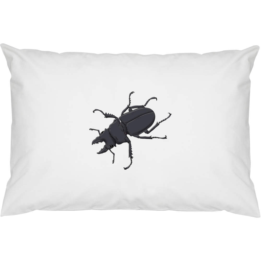 2 x 'Stag Beetle' Cotton Pillow Cases (PW00021865)