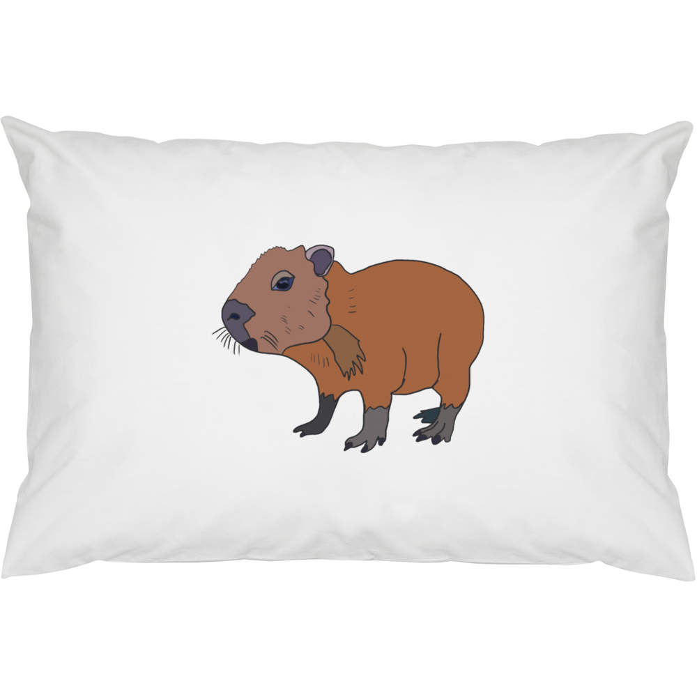 2 x 'Baby Capybara  ' Cotton Pillow Cases (PW00028681)