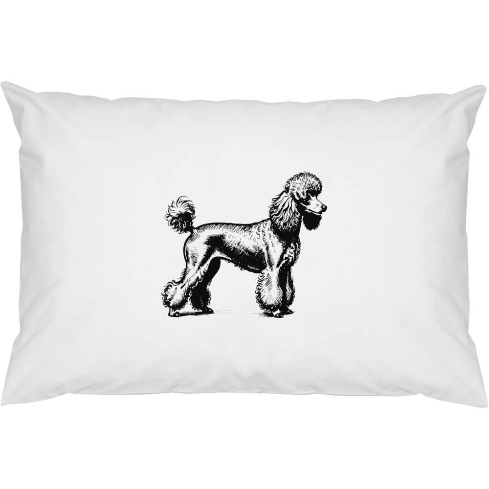 2 x 'Poodle On Show' Cotton Pillow Cases (PW00034675)