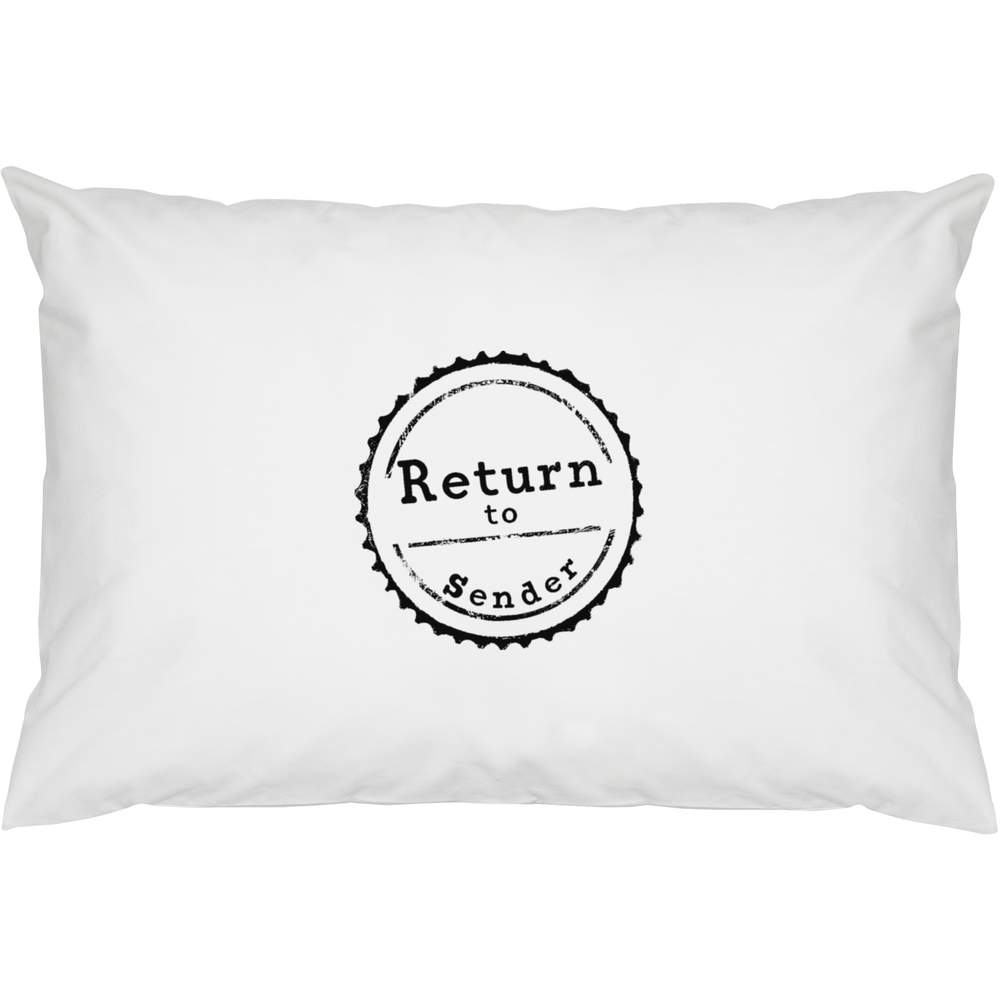 2 x 'Return to Sender' Cotton Pillow Cases (PW00036213)