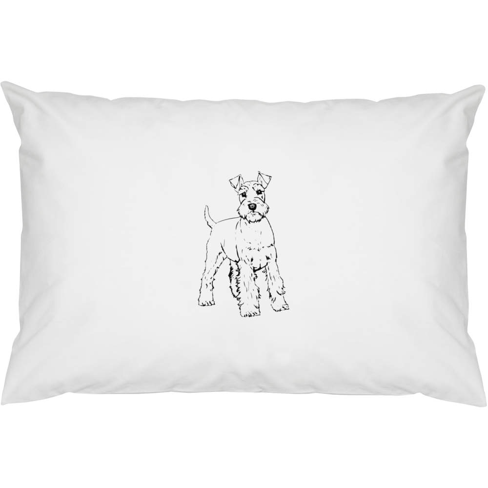 2 x 'Proud Schnauzer' Cotton Pillow Cases (PW00036650)